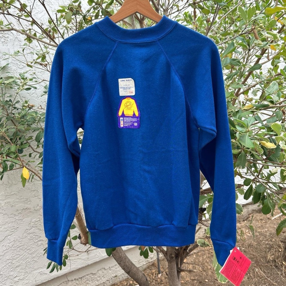 Vintage 1986 Pannill Blue Sweatshirt USA Men’s XS NWT